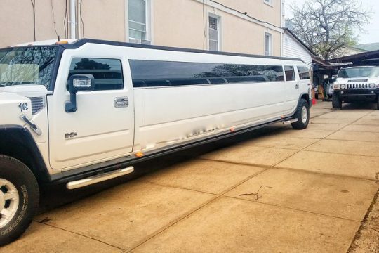 Atlantic City Trips - Round Trip from NYC area in H2 Hummer Limousine White