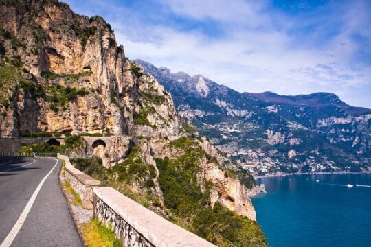 From Naples: Pompeii & Amalfi Coast Tour with ticket and lunch