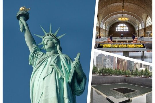 Ellis Island Statue of Liberty & 911 Memorial Pools Tour 8:30am
