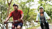 Central Park by bike