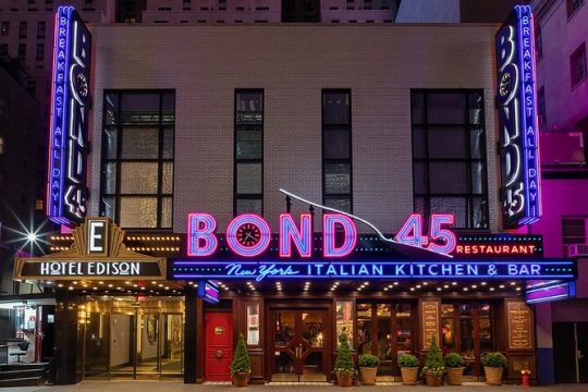 Classic Deluxe Italian Dinner at Bond45 in Times Square