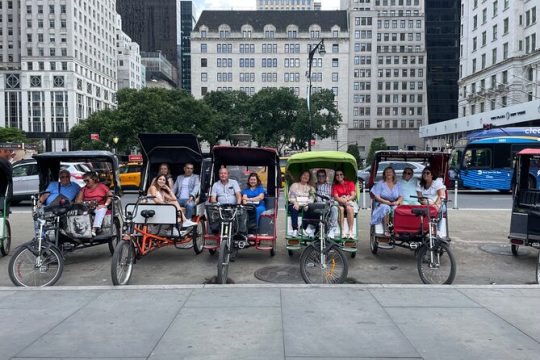 1 Hour Private Guided Pedicab Tour in New York City