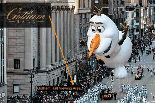 NYC Thanksgiving Day Parade Premium Viewing Brunch 2023