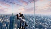 Breathtaking view and terrace with emptiness below