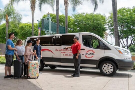 Private Van Airport Arrival Transfer: John Wayne Airport to Anaheim Resort Area