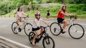 Central park by bike