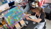Abstract private painting experience