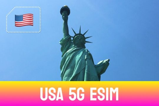 5G USA eSIM. Powered by T-Mobile & Verizon. 50GB Plans Available